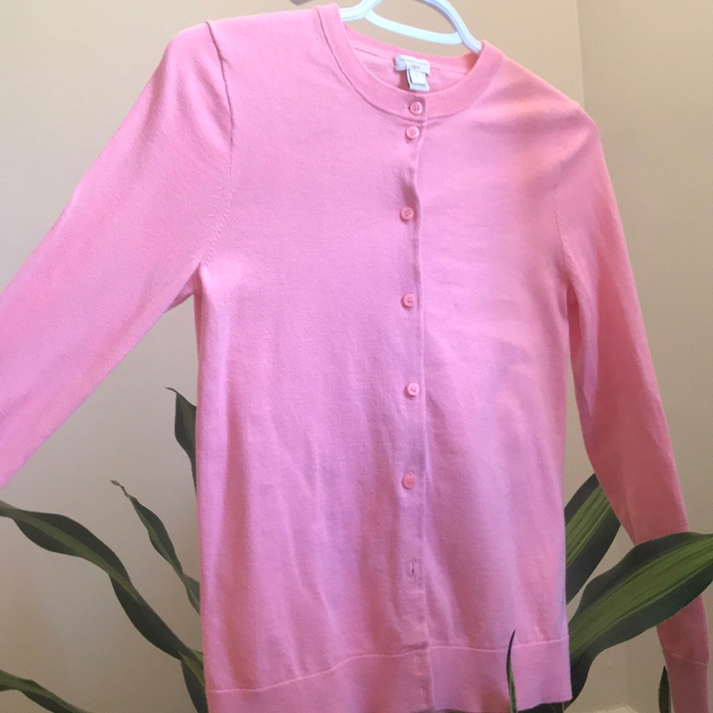 Pink cardigan